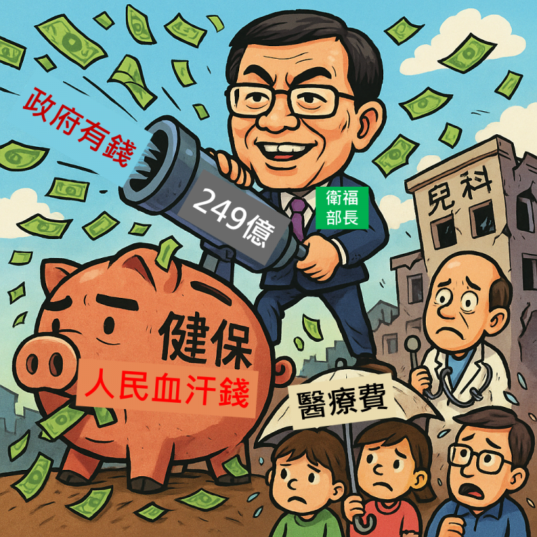 249億兒科大撒幣-當少子化成了健保魔術道具