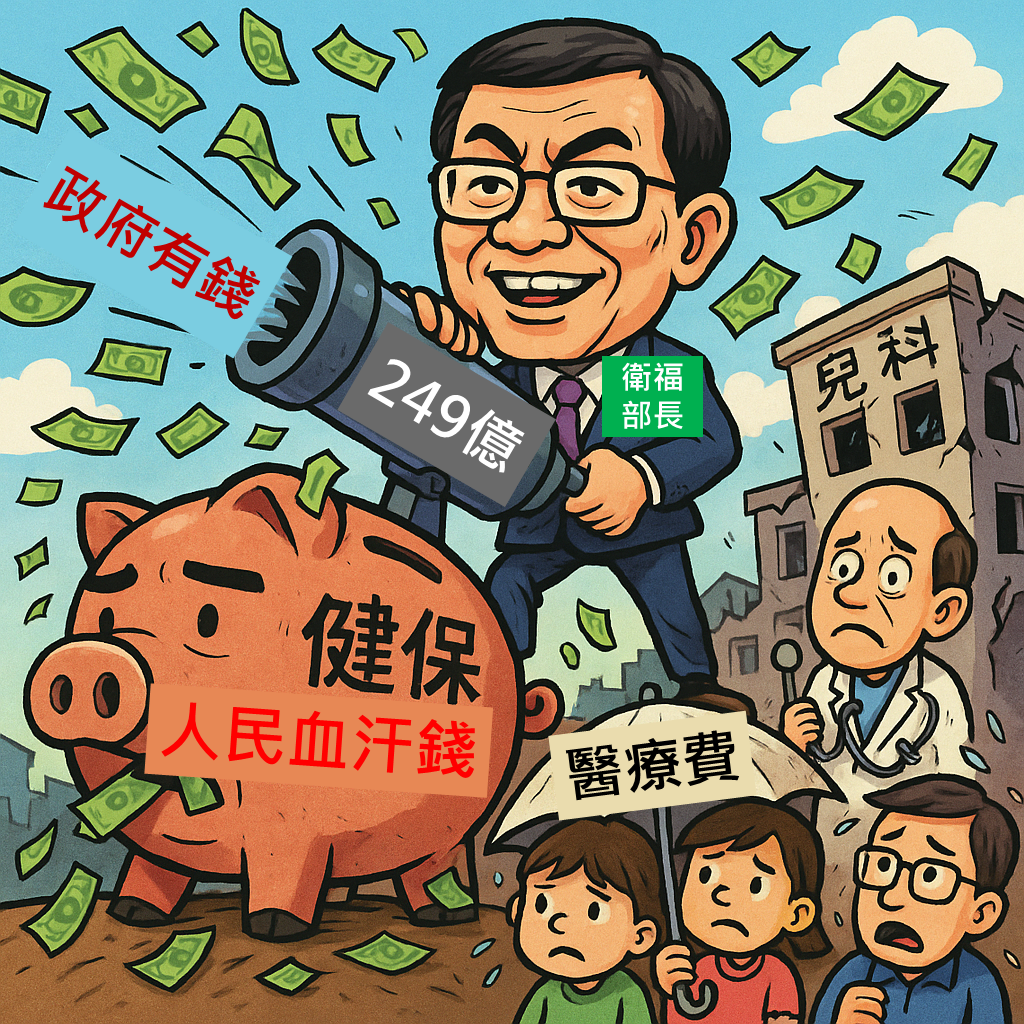 249億兒科大撒幣-當少子化成了健保魔術道具